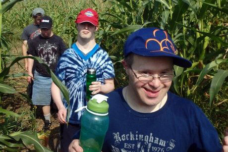 Cosmo Rec Outing in Corn Maze